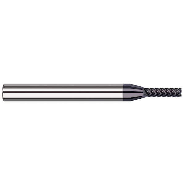 End Mill for High Temp Alloys - Square 0.1562" (5/32) Cutter DIA x 0.6250" (5/8) Length of Cut